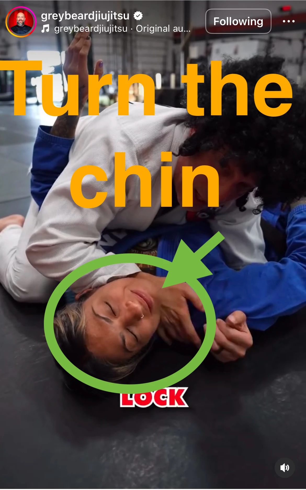 image of a papercutter choke with the chin turned